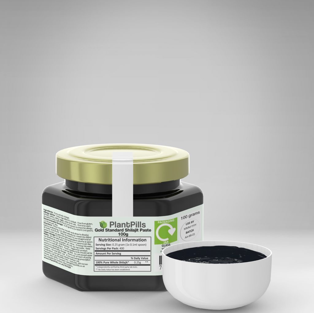 plantpills shilajit paste and jar